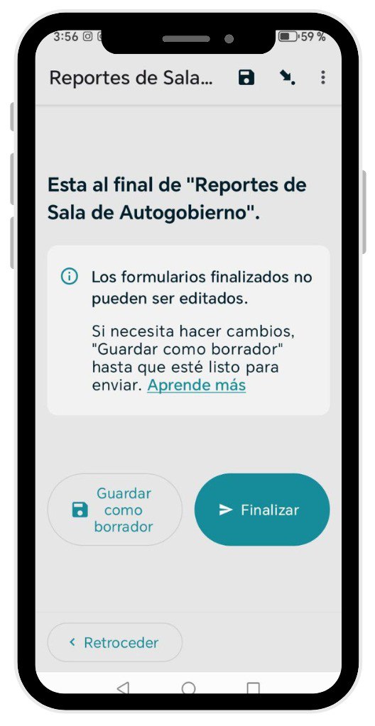 Finalizar formulario